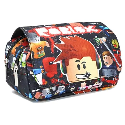 FYFLYMT R-oblox Estuche lápices para niños,R-oblox Estuche de lápices de Gran Capacidad,Anime R-oblox Estuche lápices,para los niños útiles Escolares de Regalo