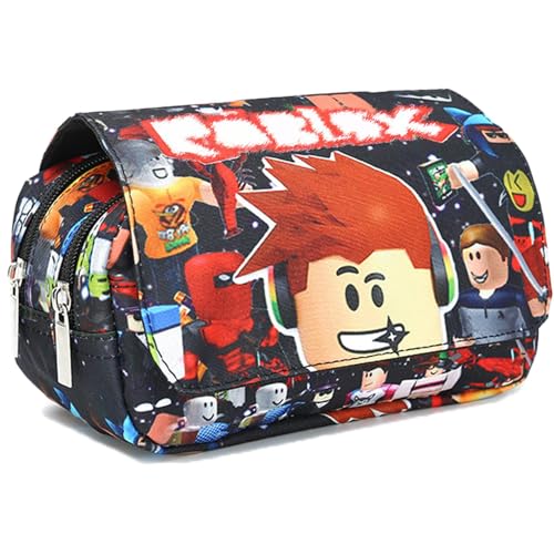 FYFLYMT R-oblox Estojo para lápis, de Grande Capacidade Anime R-oblox Estojo para lápis, para os utensílios escolares de Presente