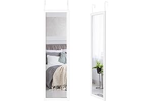 Americanflat Overdoor Mirror: Full-Length Reflection, Effortless Installation
