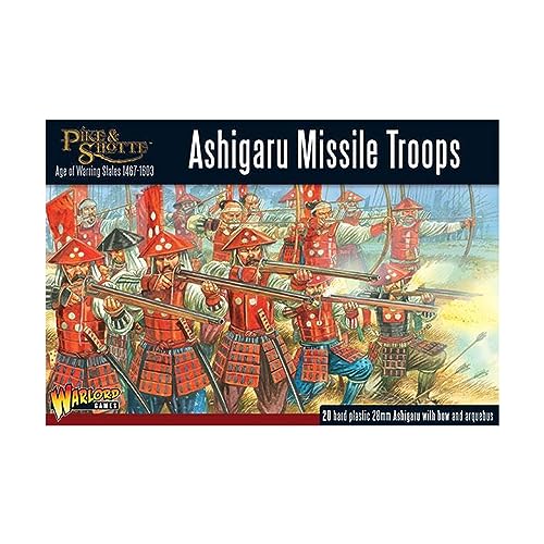 Ashigaru Missile Troops figurines articulées et modulables Pike & Shotte 28mm
