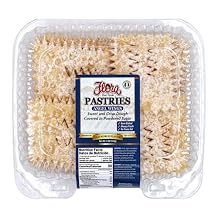 Flora Angel Wings Pastries Italian Sweet Crisp Dough Cookies with Powdered Sugar 5 oz Pack