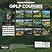 2025 Sports Illustrated Golf Courses Wall Calendar