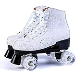 🏄 【EL MEJOR REGALO】 🏆🏆Los patines de ruedas de moda son el regalo perfecto para niños, niñas, niños, mujeres, hombres, novias, novios o miembros de la familia. También es ideal para patinar en interiores y exteriores.