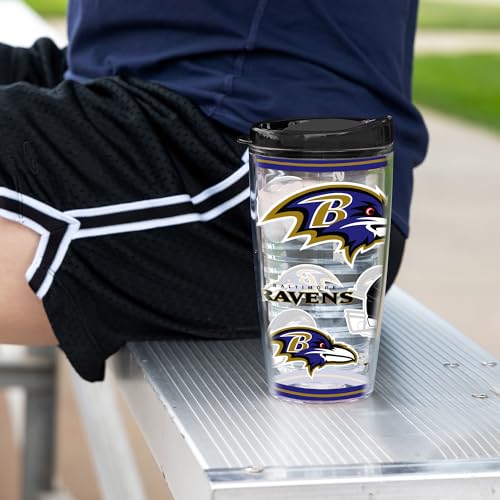 Image of Rico Industries NFL Football Double Wall Mayhem 16oz Tritan Tumbler W Lid