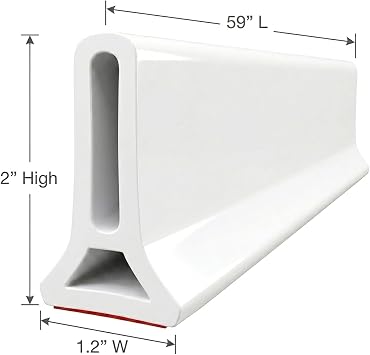 78Inch Collapsible Shower Threshold Water Dam 2 High Shower Barrier Water Stopper 2 Tall Shower Water Guard To Keep Water In Shower Dry And Wet Separation Bathroom Wheelchair Accessible