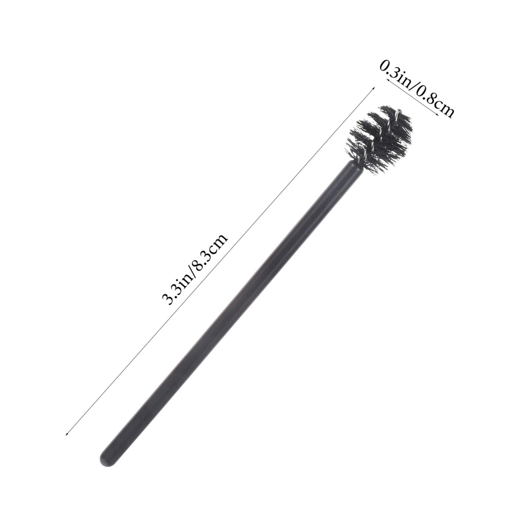 TOVINANNA 100pcs Disposable Lash Brush Eyelash Mascara Wands Portable Makeup Tools Eyebrow Lash Extension Brush Makeup Practicing Travel