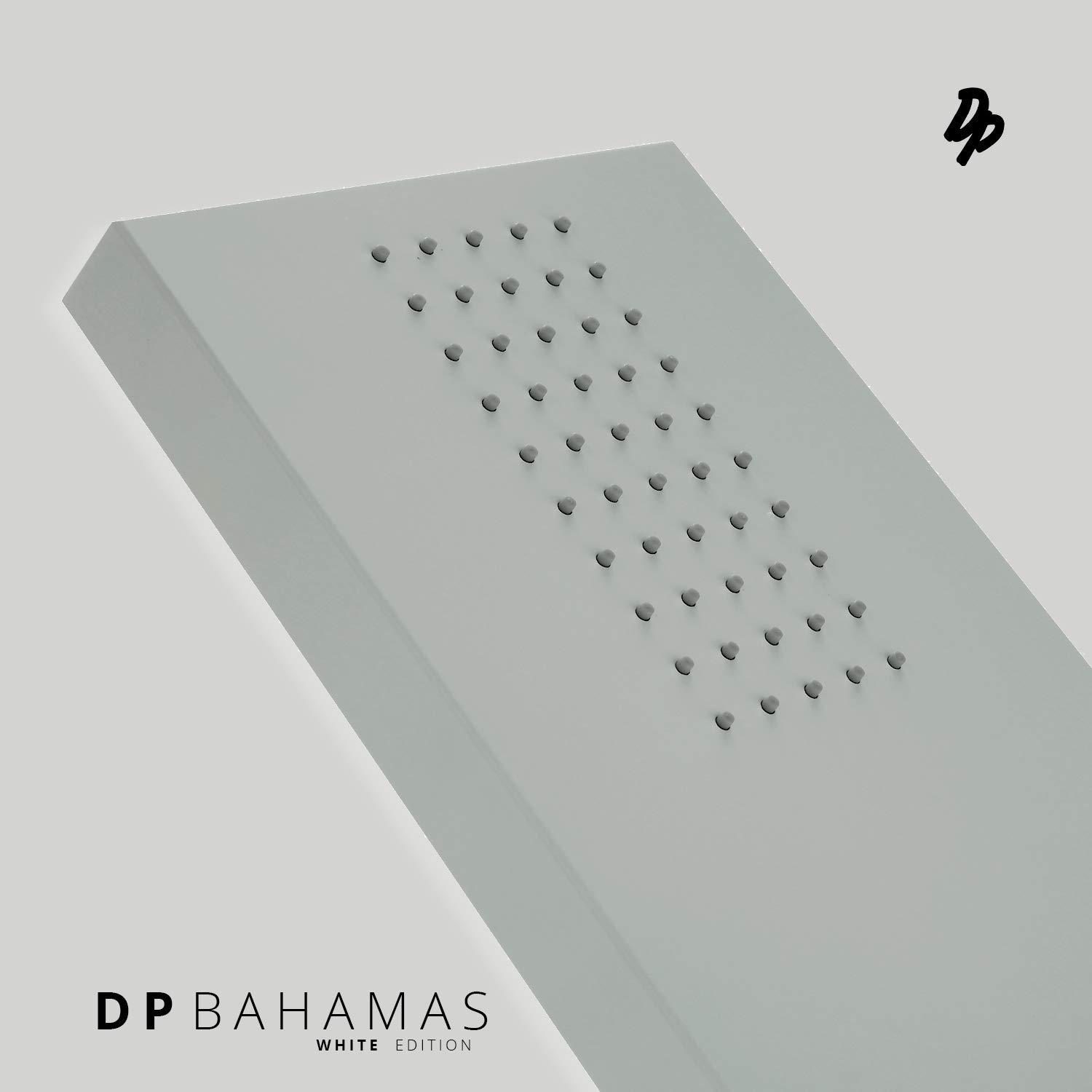 DP Grifería Bahamas - Columna de hidromasaje en aluminio, Blanco