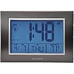 AcuRite Atomic Alarm Clock, Grey