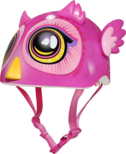 Raskullz Big Eyes Owl Miniz Infant 1+ Helmet Pink, 18-24 Months