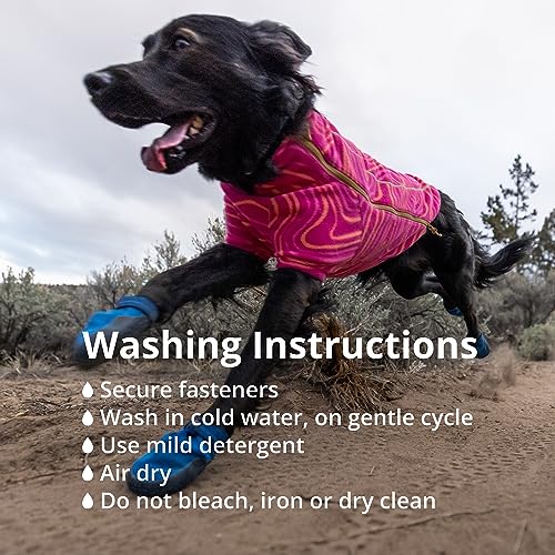 RUFFWEAR Hi & Light Dog Shoes, Pair, Premium Dog Boots, Breathable Trail Shoes with Grip, Dog Running Shoes & Climbing Shoes or for Injured Paws, Protection for Hot or Cold Weather, 7cm, Blue Pool