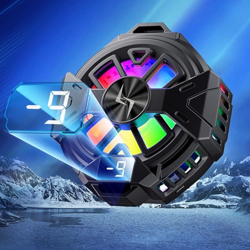 Dispositivo De Enfriamiento Magnético Para Teléfono: Ventilador De Dos Velocidades, Refrigeración Instantánea | Solución Conveniente Para Mantener El Dispositivo Fresco Al Escuchar Música O - imagen 9