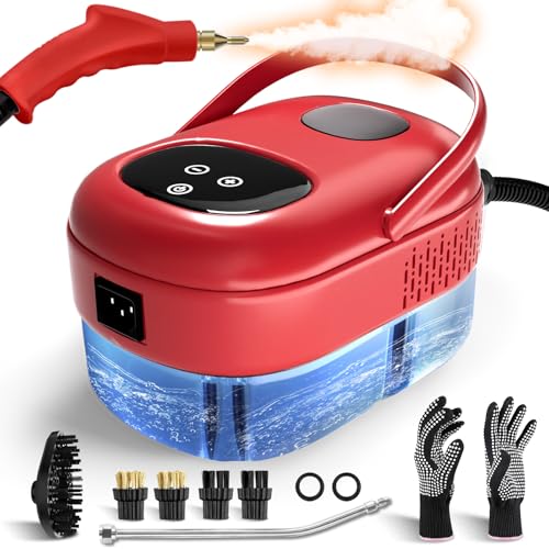 Steam Cleaner, 2500W Handheld Steamer, High Pressure Steamer for Cleaning, Portable Steam Cleaner...