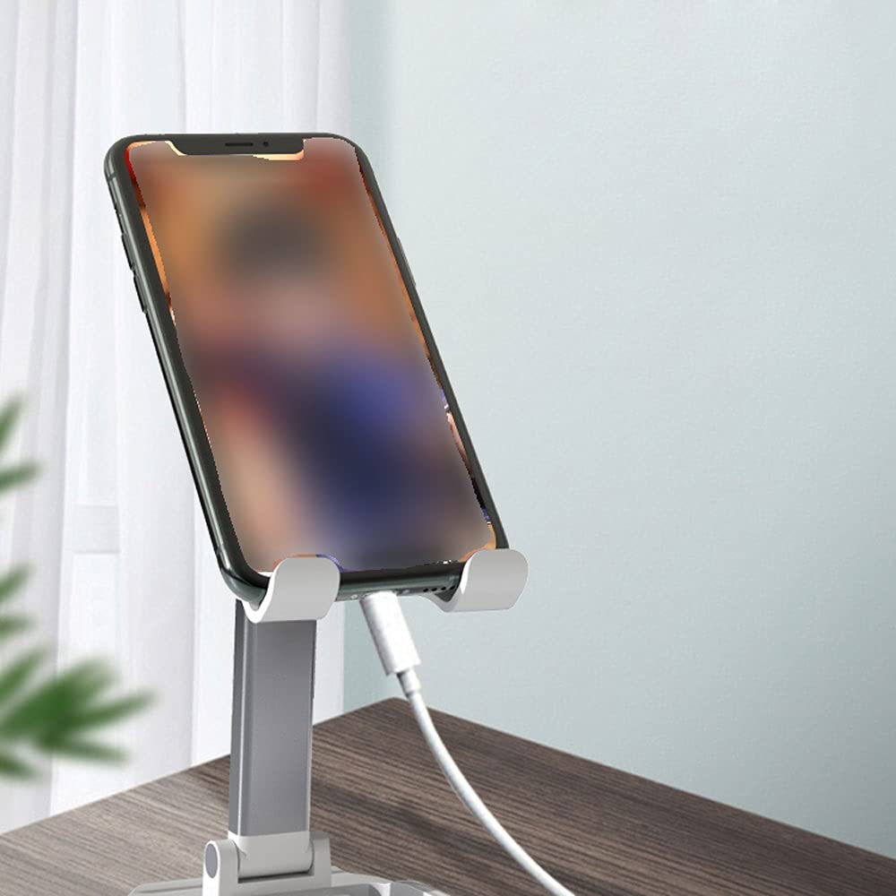 XIANGFASJZ Soporte Movil Teléfono móvil Soporte Teléfono Móvil Desktop Stand Lazy Flat Teléfono Móvil Soporte Soporte Marco de Soporte Casa Plegable