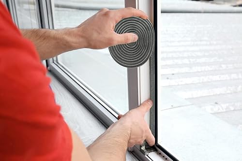 Miniatura 5 de Burlete autoadhesivo de pelo limpio para ventanas y puertas, burlete para insonorización, resistente al viento, a prueba de polvo, adherencia más