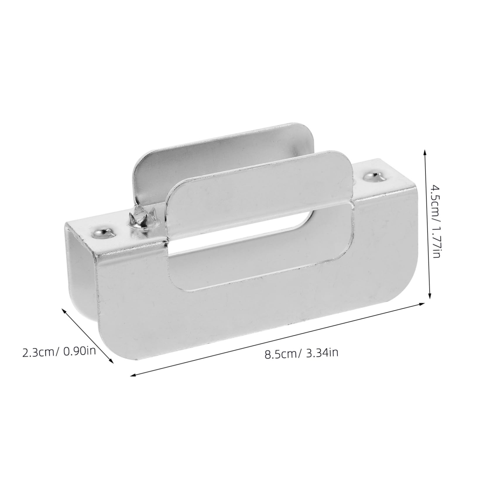 GLEAVI Ceiling Hanging Mic Holder 10pcs l Bracket H-Shape Snap Slot Cover Iron Shelf Clip for Wood Metal Shelves