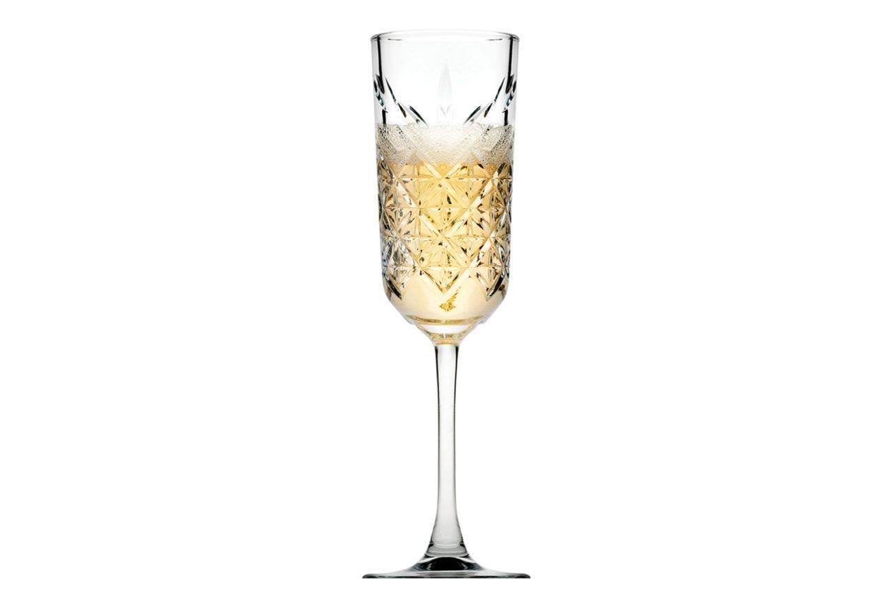 Pasabahce Confezione 12 calici Champagne in Vetro Timeless CL 17,5 cm 24h