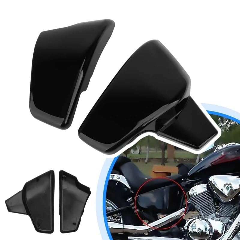 Protector de carenado para Shadow VT600 tapas de batería con ajuste preciso anti vibración 2