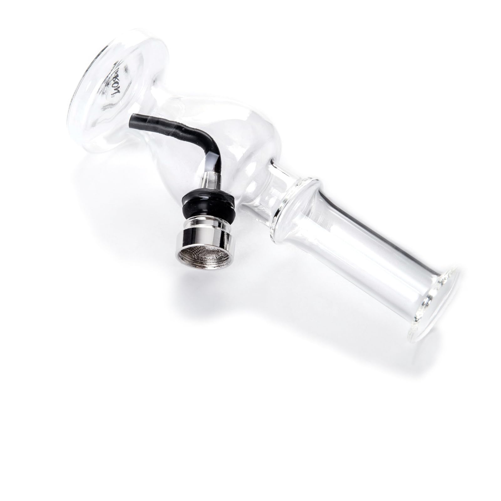HIBRON Mini Bong de Vidrio, Pipa de Agua, Mini Cachimba, Bong de Cristal Compacto y Sofisticado para una Experiencia de Fumar Incomparable (Pequeño, 6)