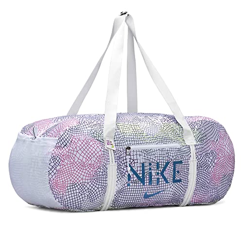 Nike Serena Williams Design Crew DV9251-100 Stash Duffel Bag (21L) (White/Action Grape/Black)2