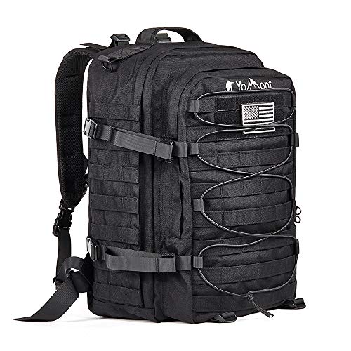 YoMont Military Tactical Backpack, 3 Day Army Molle Assault Waterproof Rucksack Pack