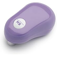 Kitchen Mama One Touch Electric Can Opener, Purple | Auto Stop, Ergonomic, Smooth Edge, Food-Safe, Battery Operated