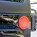 Gas Cap Cover, DDUOO Red JK Fuel Door Gas Cover Compatible with JK JKU 2007-2017 Sahara Rubicon(NOT FOR JL)