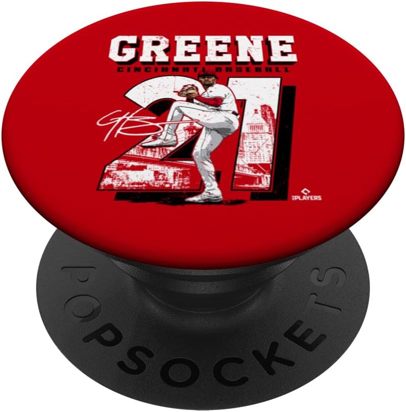 Hunter Greene | Cincinnati MLB Baseball Players | MLBHGR201M PopSockets PopWallet for MagSafe