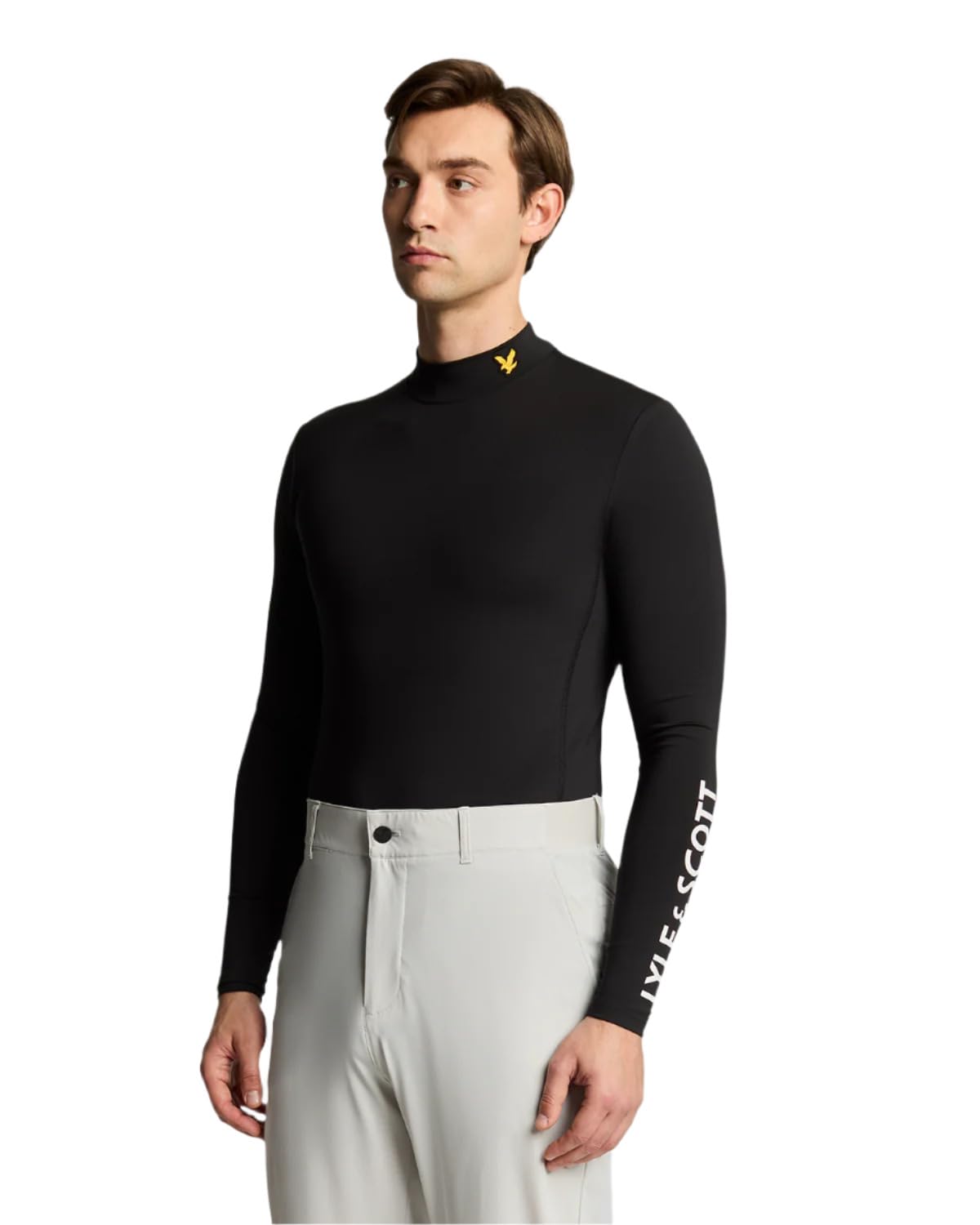 Lyle & Scott Men's Jet Black Tech Baselayer - Xl
