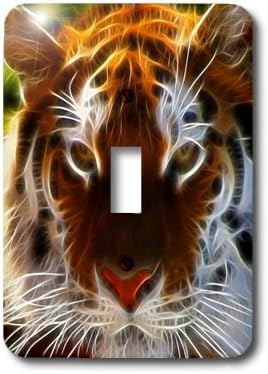 3dローズLSP _ 97855 _ 1フラクタルカラーOutlinedベンガルtiger-single切り替えスイッチ