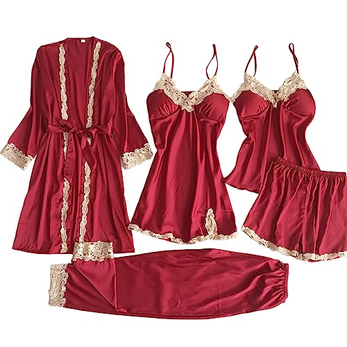 Pijamas De Puerquito para Parejas Tipo Mayor Vaca Unisex Madre Juveniles Novios Larga Novias Estampados Animales Comodo Oso Gracioso Nordico Weekend Clasicas Buena Tiernas
