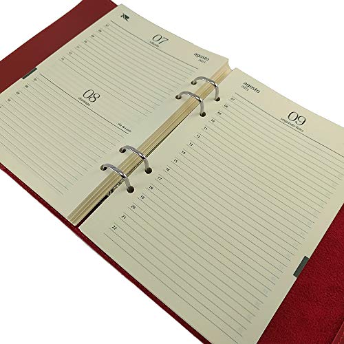 Agenda Diária Personalizada Raffai 2021 - Vermelha