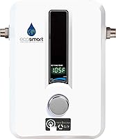 EcoSmart ECO 11 13KW Tankless Electric Water Heater - Endless Hot Water, 240V Self-Modulating, 99% Efficient