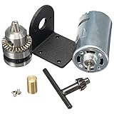 Monland Dc 12-36 V Dreh Maschine 555 Motor Mit Miniatur Hand Bohr Futter Und Montage Halterung Dc Motor
