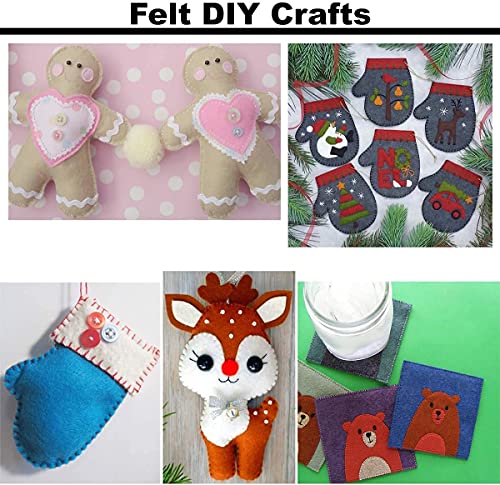 Image of Felt Cloth Stiff (Hard) Size 44 inch x 36 inch, Full metre | Used in Art & Craft,Cutouts, Decorations, School Projects, DIY etc