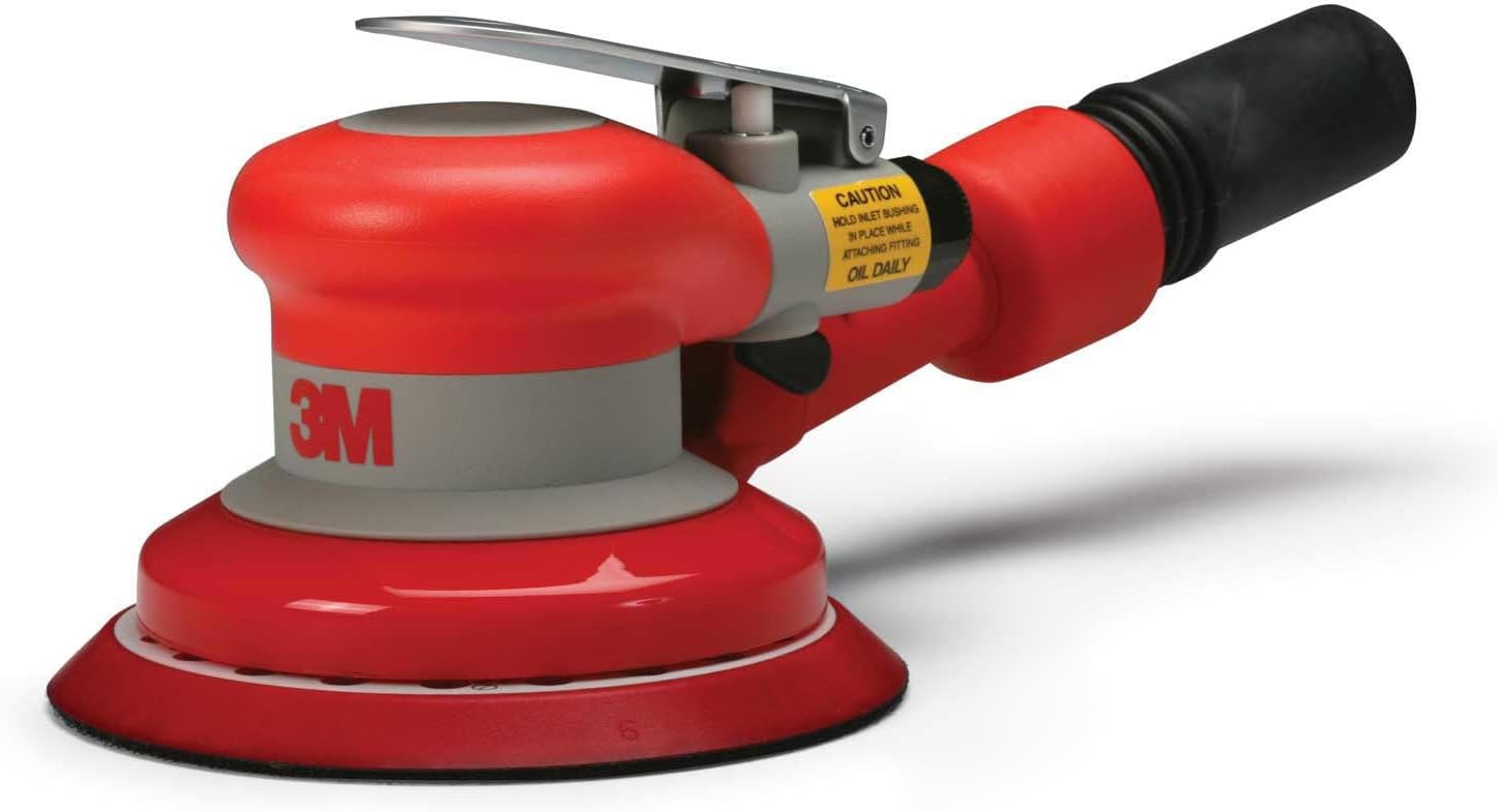 3M Self-Generated Vacuum Random Orbital Sander, 20319, 5 in, 3/16 in Orbit, 1 ea/Case
