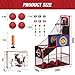 HYES Basketball Arcade Game Indoor Outdoor, Kids Basketball Hoop with 4 Balls & Pump, Single Shot Basketball Game at Home, Carnival Games Sport Toys for Boys Girls Teens
