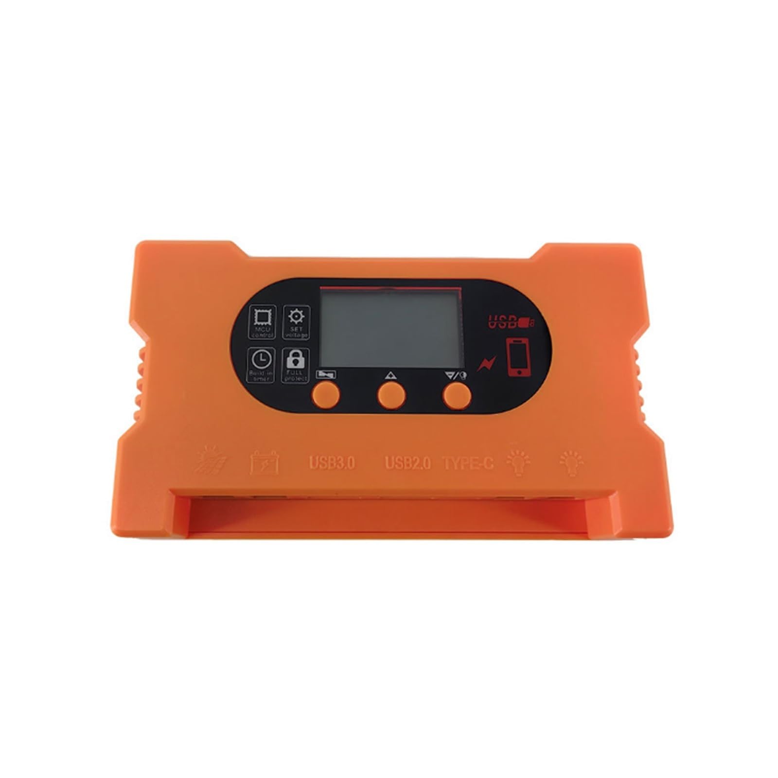 Régulateur de charge solaire à entraînement direct 70A avec double USB Type-C DC