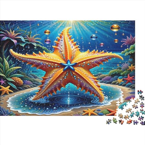Cartoon StarPescado Rompecabezas De 1000 Piezas para Adultos Rompecabezas De Madera De 1000 Piezas para Adultos Juego De Rompecabezas Rompecabezas De Decoración del Hogar 1000pcs (75x50cm)
