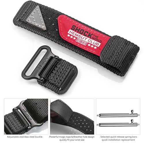 Correa para reloj 24mm de nylon con cierre velcro miniatura 5