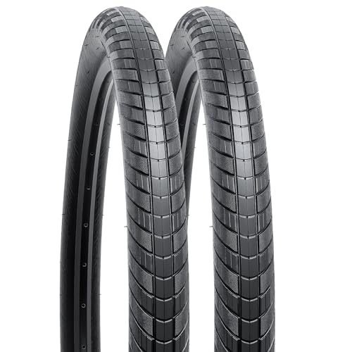 YunSCM 2本,27.5 2.40 タイヤ,27.5x2.40 60-584 自転車タイヤ,適用 27.5インチ 2.40 マウンテンバイク、クロスバイク,Y-147-A