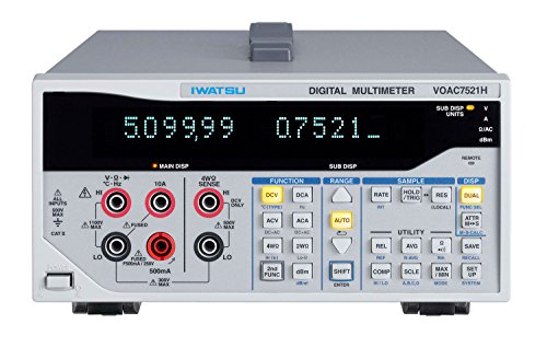 ���ʐM�@ (IWATSU) �f�W�^���E�}���`���[�^ 5�E1/2�� ����\:1��V : VOAC7521H