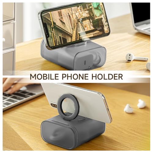 Image of Verilux Cable Organizer, Charging Cable Storage Box Travel Organizer, Portable Charging Cable Travel Case with Lid for USB Cable, Earphone, Earbuds, Charger, Travel Accessories, 7.8x4.9x9.3cm