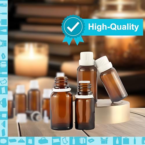 Flacons ambrés 100 ml de qualité supérieure pour préparations et médicaments - 5