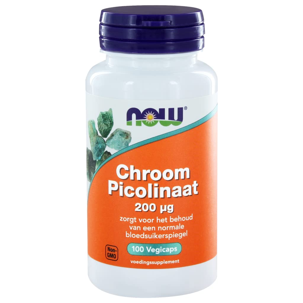 Now Chromium Picolinate 200mcg 100vcap