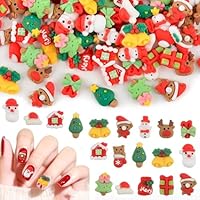 Amazon.co.jp: クリスマス ネイルパーツ 70個セット 3D 立体 樹脂