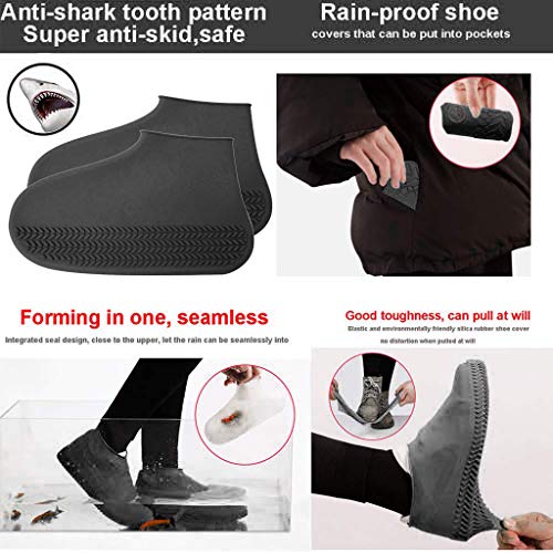Capas para botas de chuva e galochas impermeáveis para homens e mulheres, crianças, reutilizáveis, a