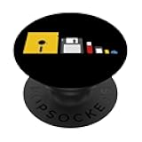 Storage Technology Evolution Funny IT Admin Computer Geek PopSockets Grip and Stand for Phones and Tablets