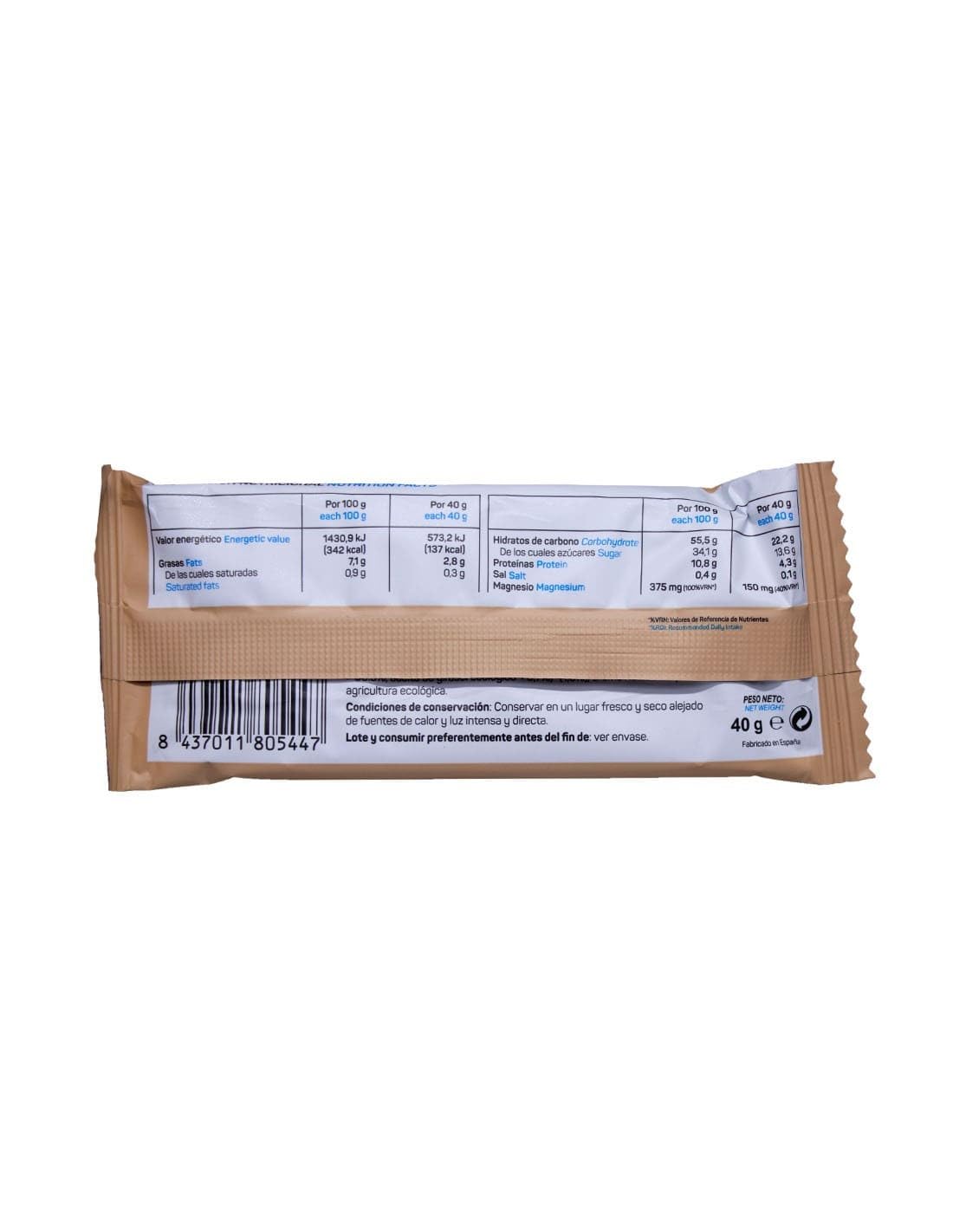 Keepgoing -Barritas Energéticas Naturales EnergyBar de Plátano 24 uds x 40g | Para Ciclismo Trail y Running | Barritas Energéticas | Alto Aporte Energético