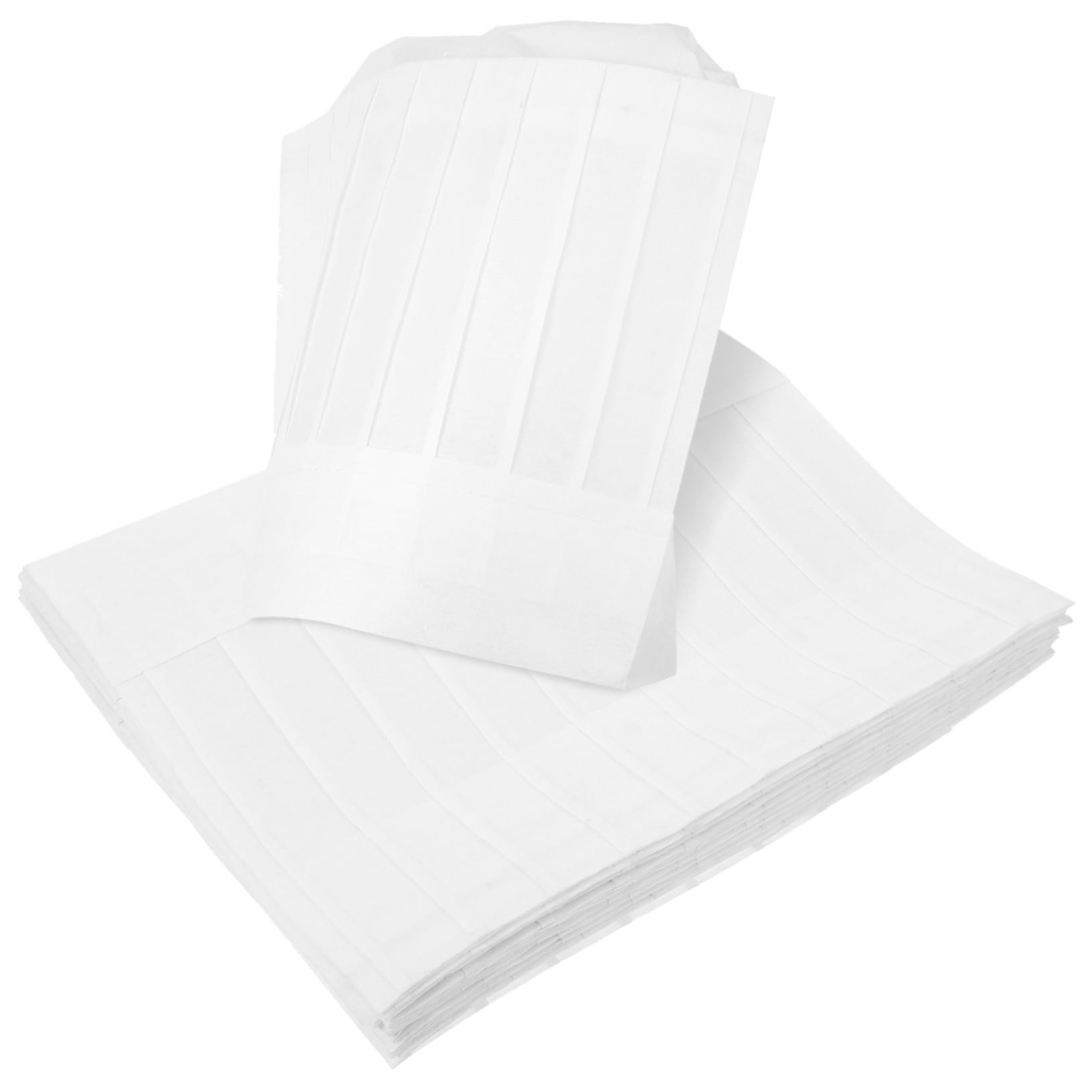 20piezas Gorros De Chef Desechables De Papel Unidades para Cocinar Gorros para Restaurantes y Hoteles