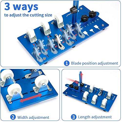 Glass Bottle Cutter Upgraded Bottle Cutting Machine For Cutting Round, Oval Bottles, Home Craft Diy Glass Cutter Bundle Tools For Cutting Wine, Beer, Whiskey, Champagne - Complete Accessories Tool Kit #TOP5